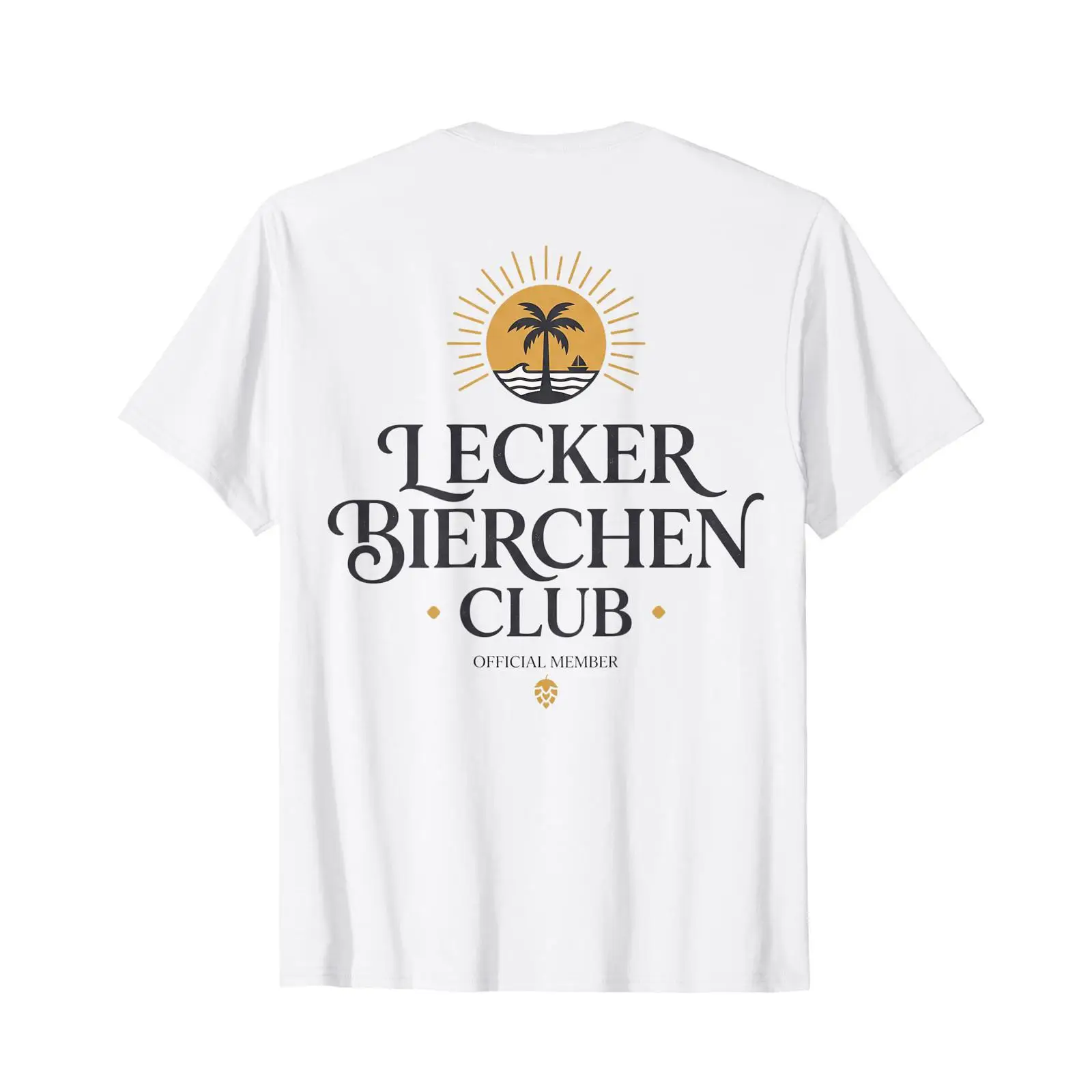 Vintage Vibes Fashion - Delicious Beer Club Summer Vibes Backprint