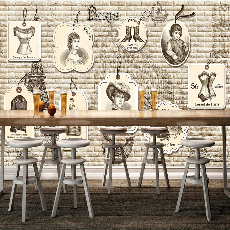 Vintage Fashion Wallpaper - European Vintage Fashion Label Hanging Tag