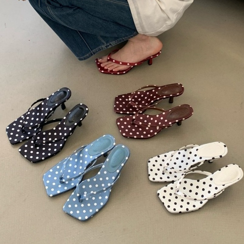 Vintage Fashion Dress - Fashion Slip On Sandals Retro Vintage