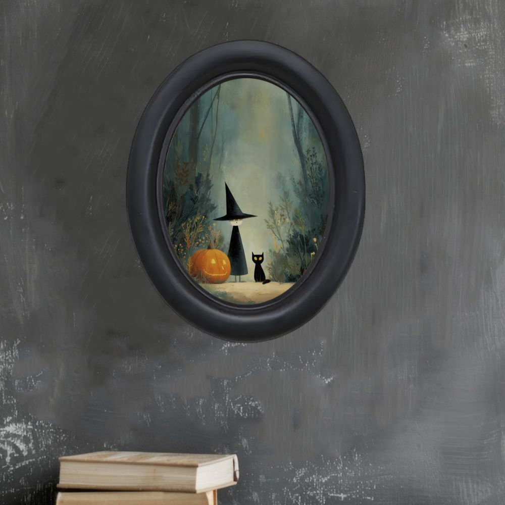 A 3D Vintage Halloween Witch a - đánh giá và giá Vintage Fashion Wallpaper