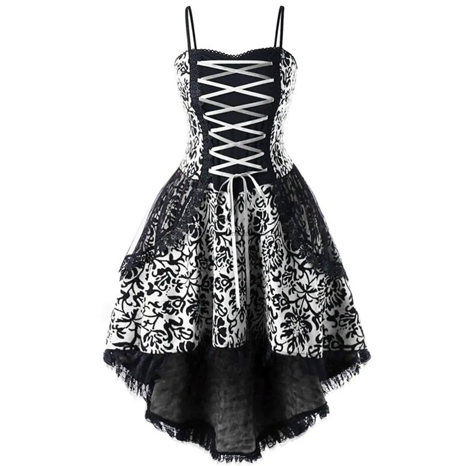 Halloween Cosplay Costume Lace - đánh giá và giá Vintage Trench Coat