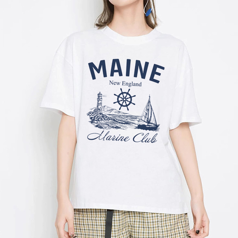 Maine Marine Club Vintage T-Sh - đánh giá và giá Vintage Yacht Fashion