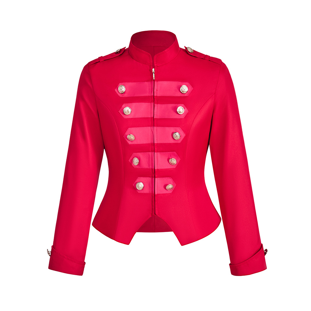 Women gothic punk jacket Slim  - đánh giá và giá Vintage Trench Coat