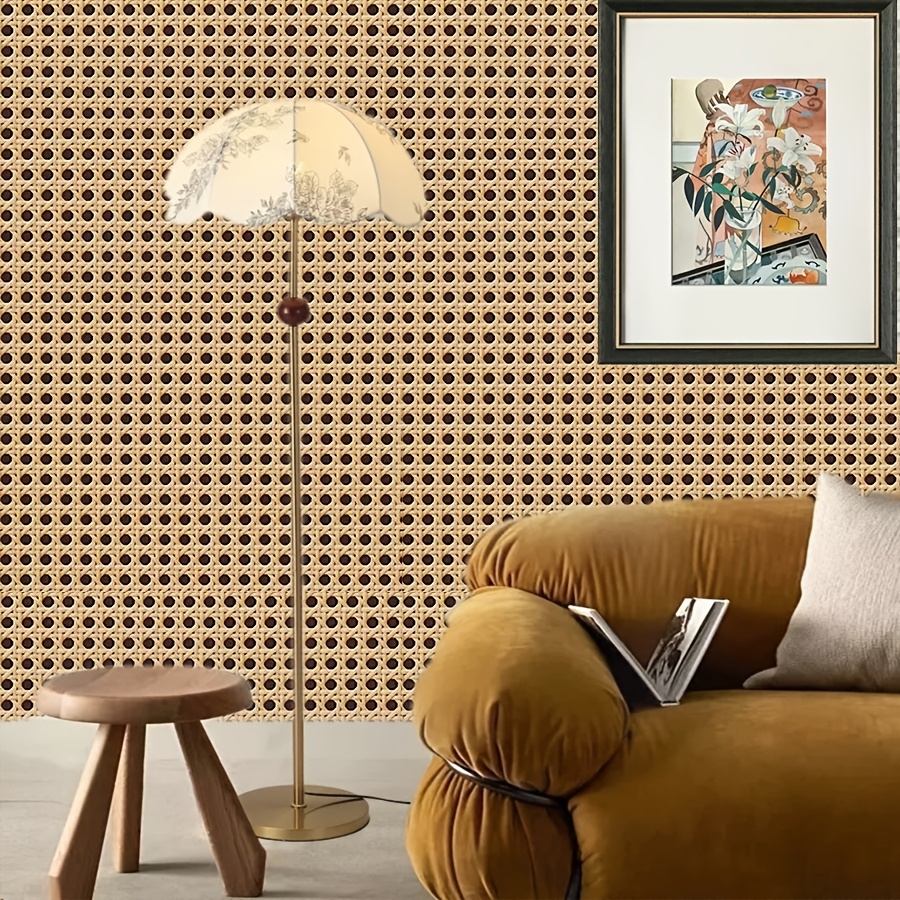 Vintage Wicker Style Self-Adhe - đánh giá và giá Vintage Fashion Wallpaper