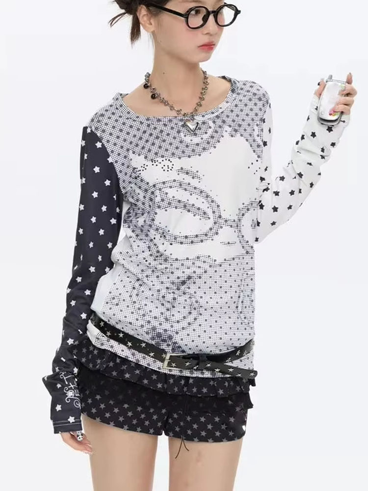 Y2k Aesthetic Long Sleeve T-sh - đánh giá và giá Vintage Fashion For Women