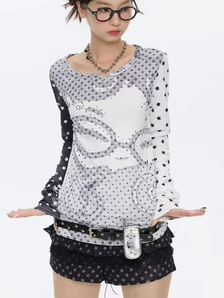 Y2k Aesthetic Long Sleeve T-sh - đánh giá và giá Vintage Fashion For Women