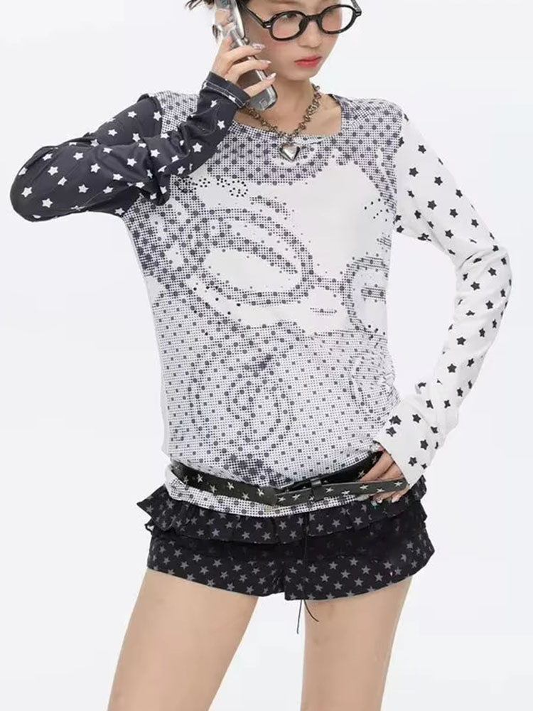 Y2k Aesthetic Long Sleeve T-sh - đánh giá và giá Vintage Fashion For Women