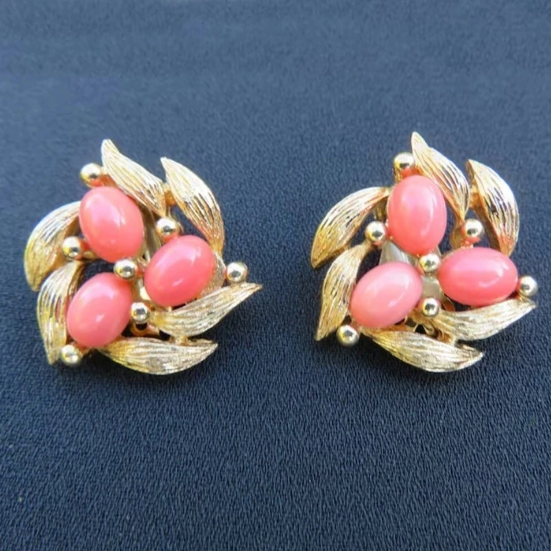 Vintage Inlay Pink Stone Flowe - đánh giá và giá Vintage Fashion Vogue