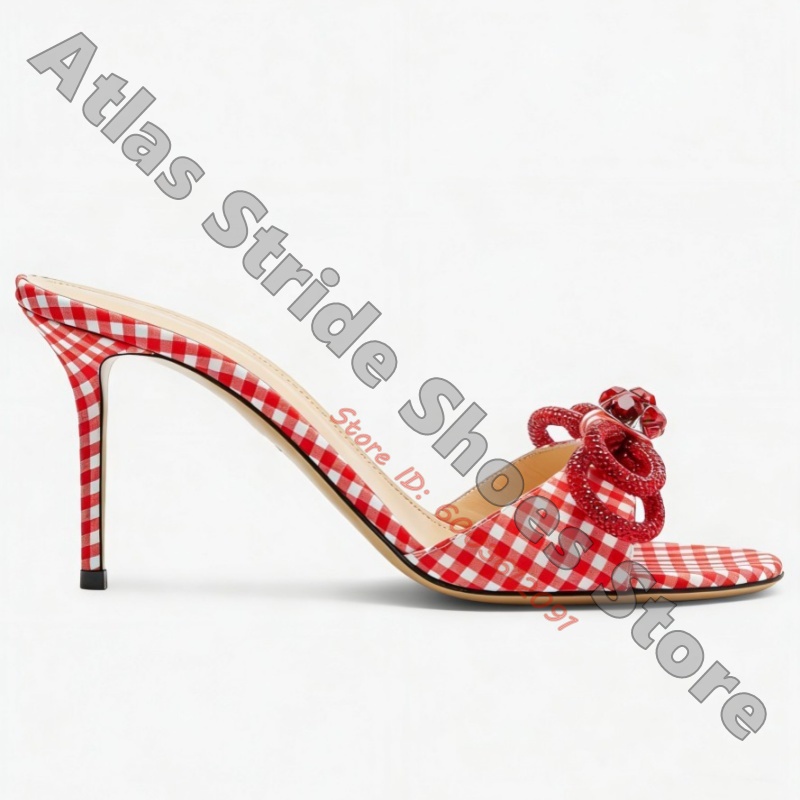 Women Red White Gingham Check  - đánh giá và giá Vintage Fashion Dress