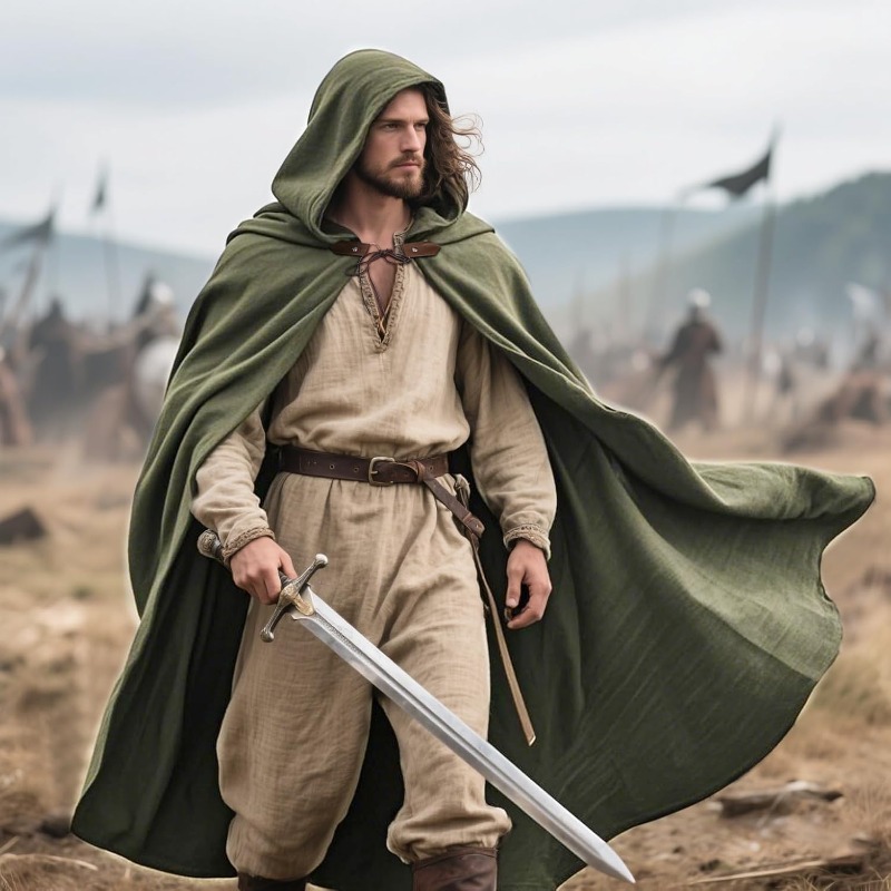 Adult Medieval Vintage Hooded  - đánh giá và giá Vintage Trench Coat