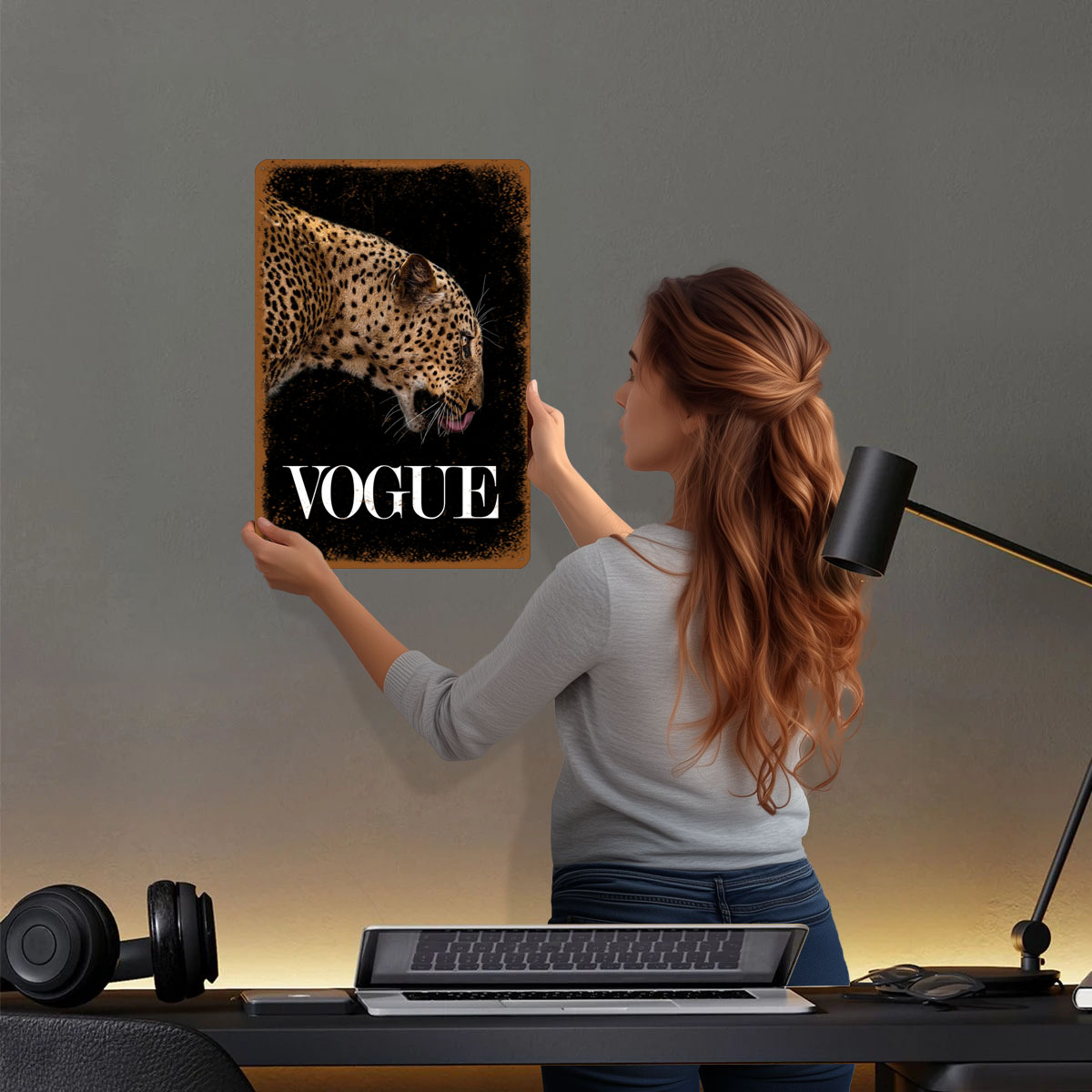 Vogue Fashion Poster Metal Sig - đánh giá và giá Vintage Fashion Vogue