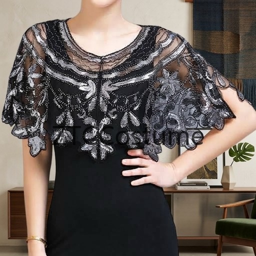 Vintage 1920s Flapper Dress wi - đánh giá và giá Vintage Fashion Dress