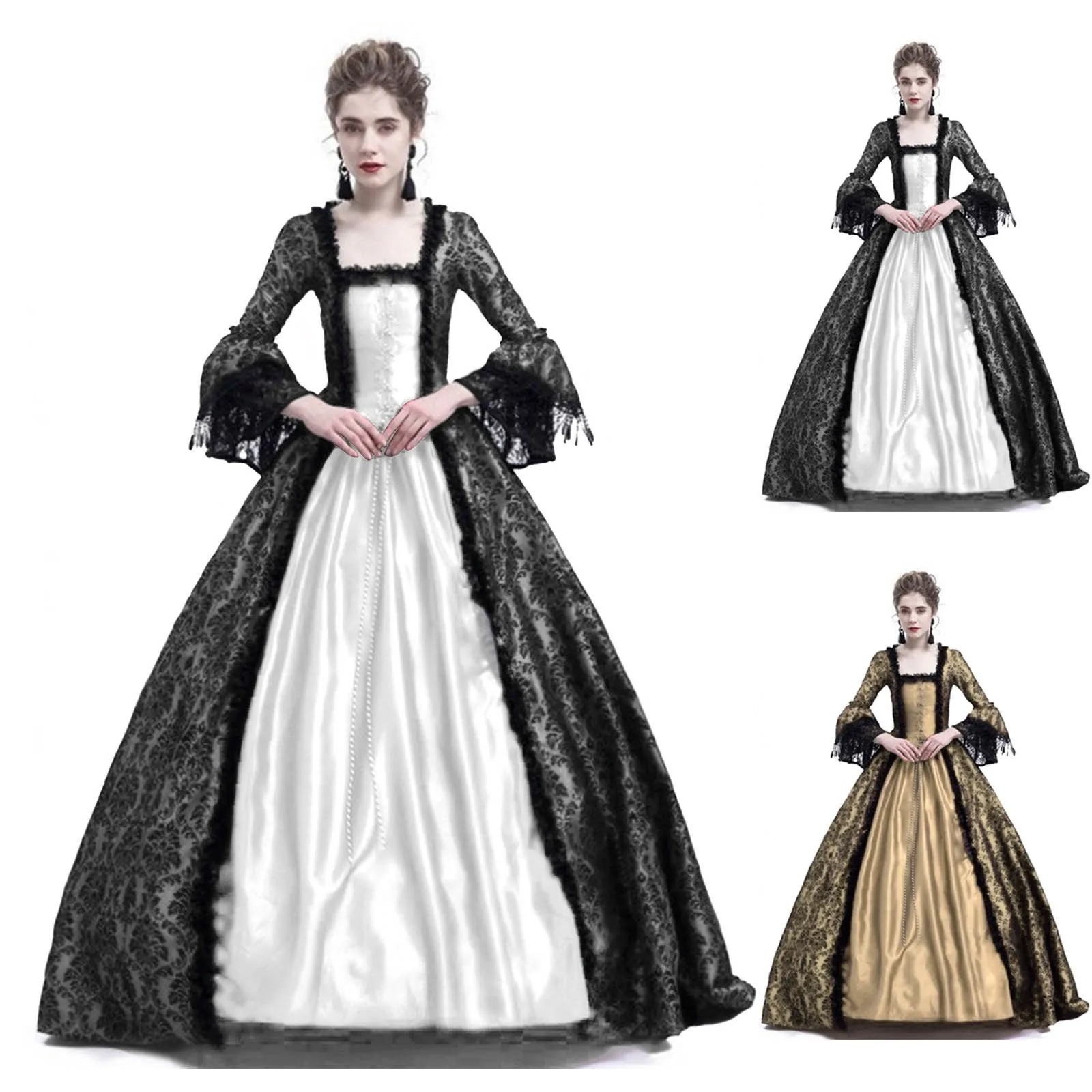 Halloween Cosplay Palace Women - đánh giá và giá Vintage Fashion Dress