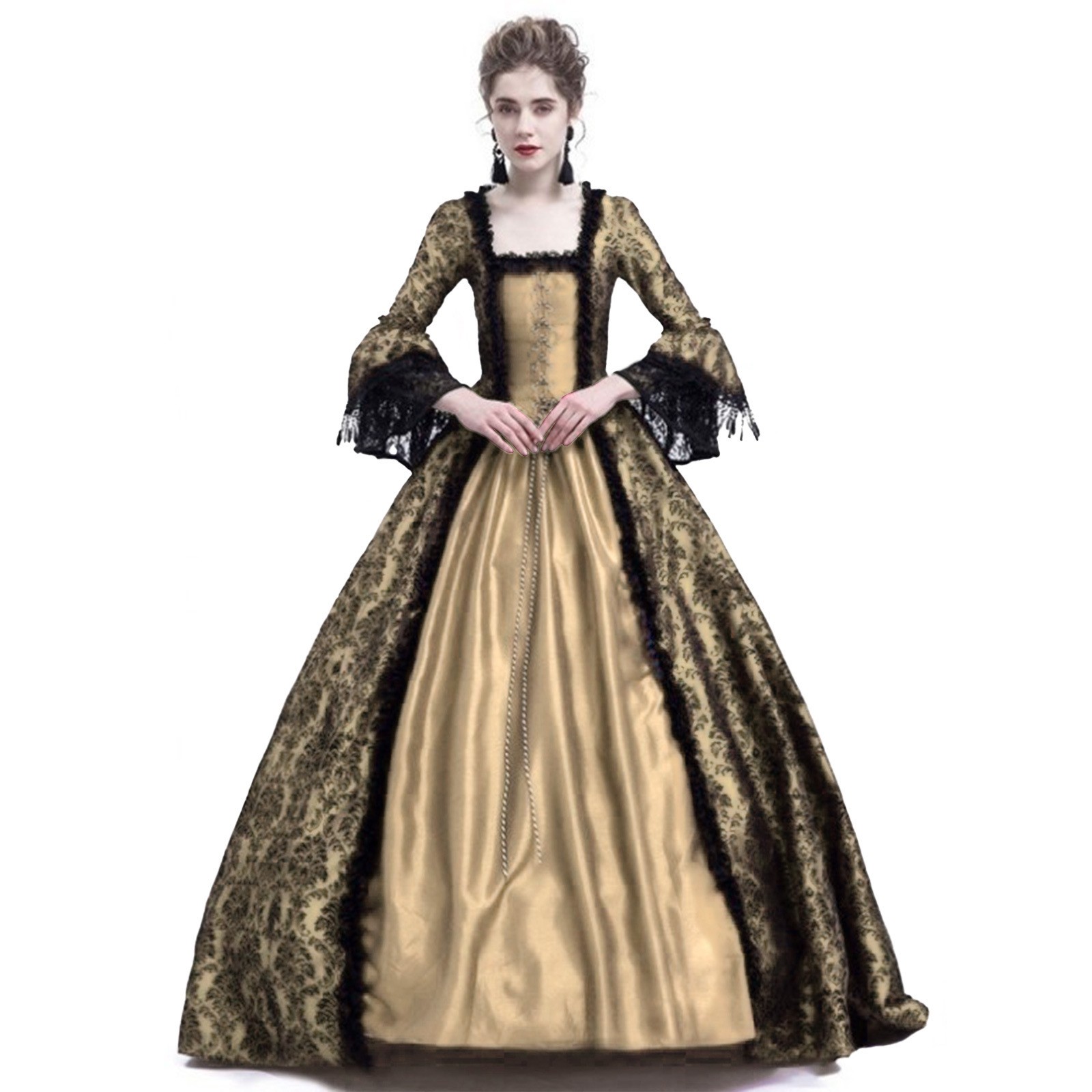 Halloween Cosplay Palace Women - đánh giá và giá Vintage Fashion Dress