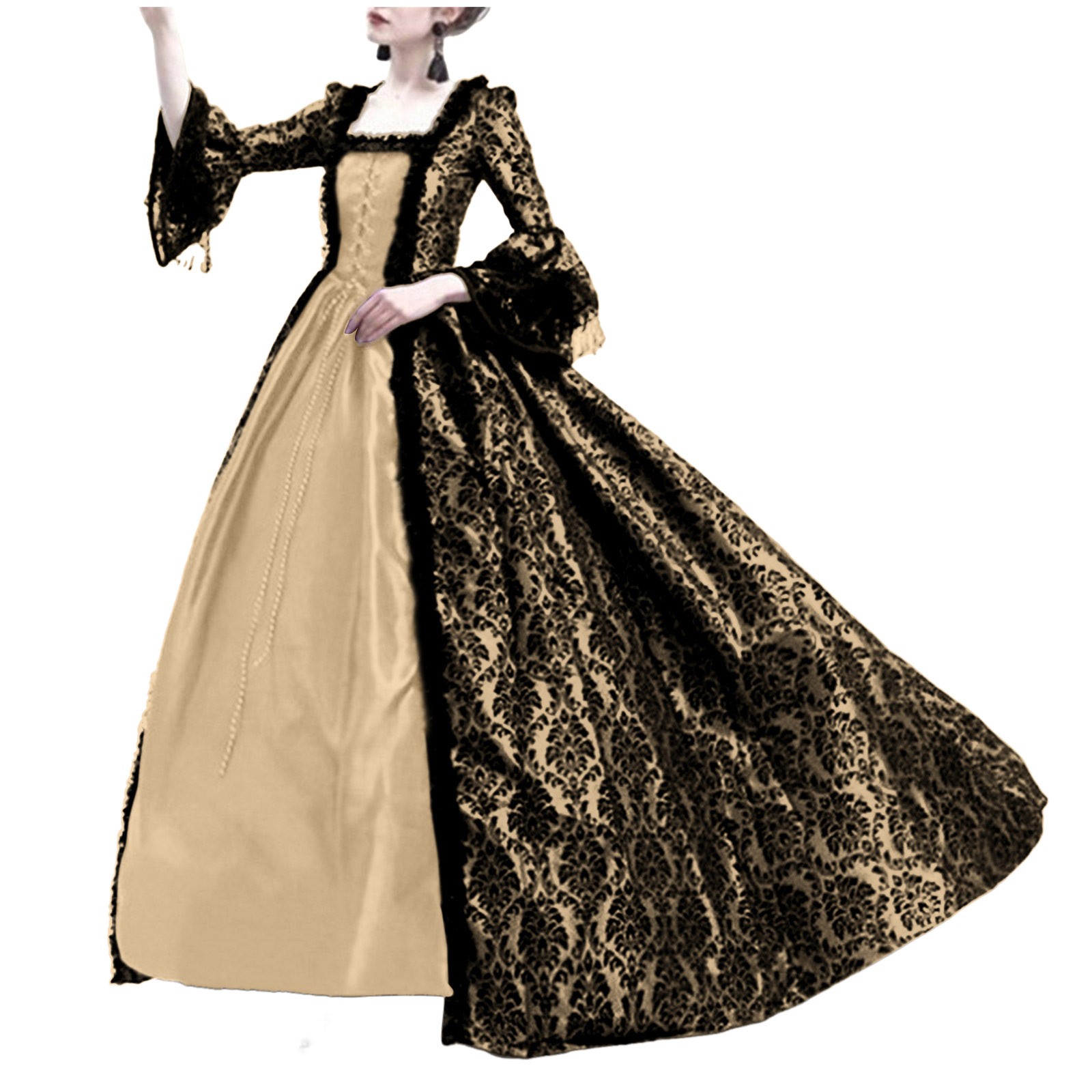 Halloween Cosplay Palace Women - đánh giá và giá Vintage Fashion Dress