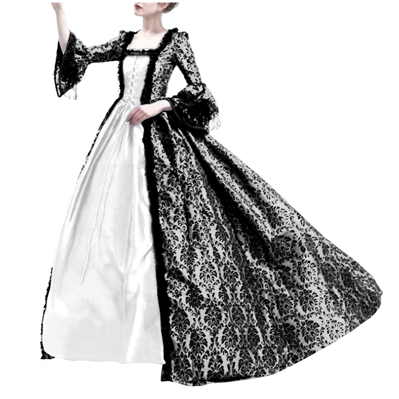 Halloween Cosplay Palace Women - đánh giá và giá Vintage Fashion Dress